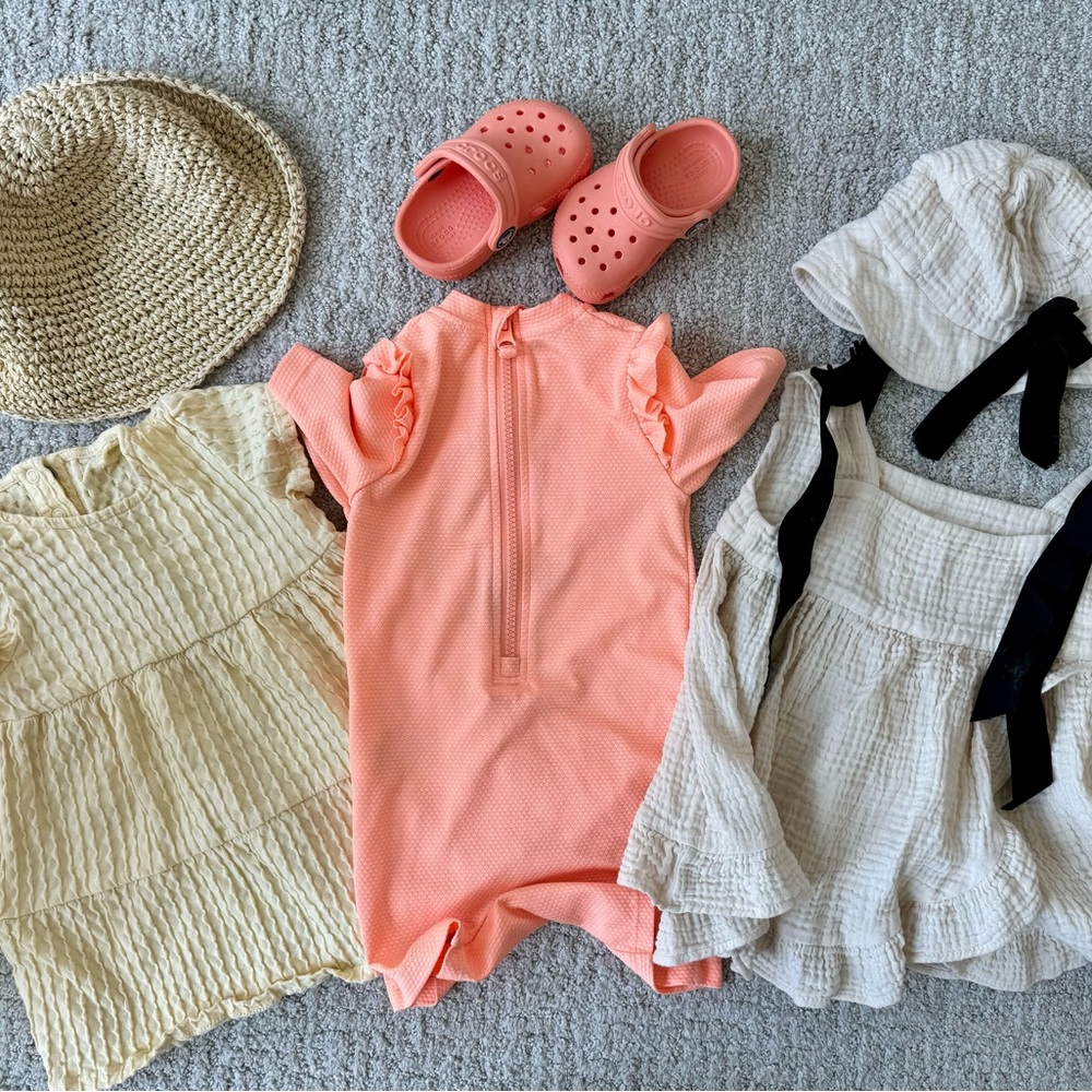 Baby girl summer set 6-12 months